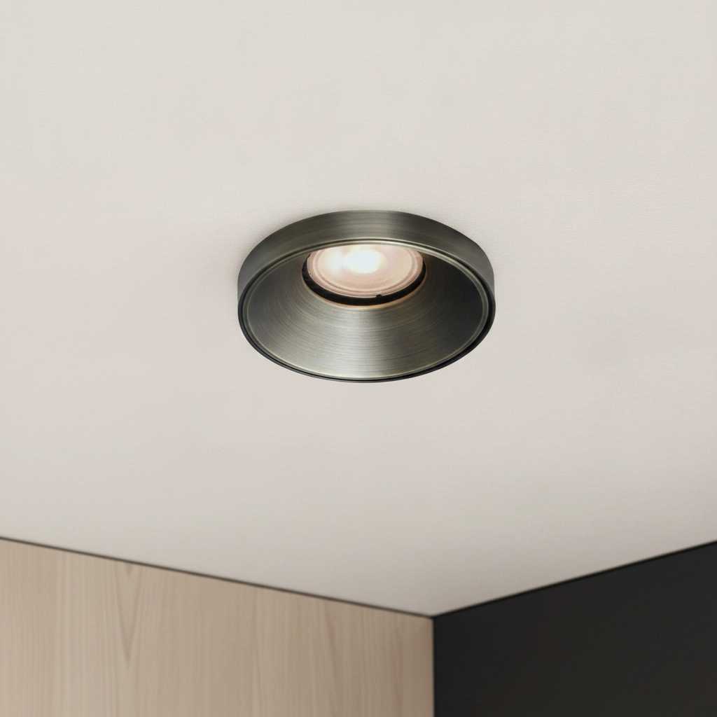 Spot encastrable rond Malmo Bronze clair