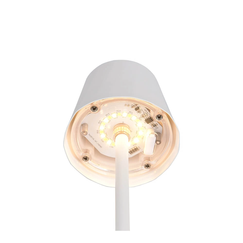Lampe de table rechargeable Diaz blanc Trio 4017807644777