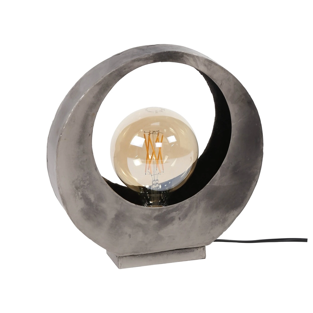 Lampe de table industrielle Full Ø 30cm - vieille argenterie Lyora 8716803511798
