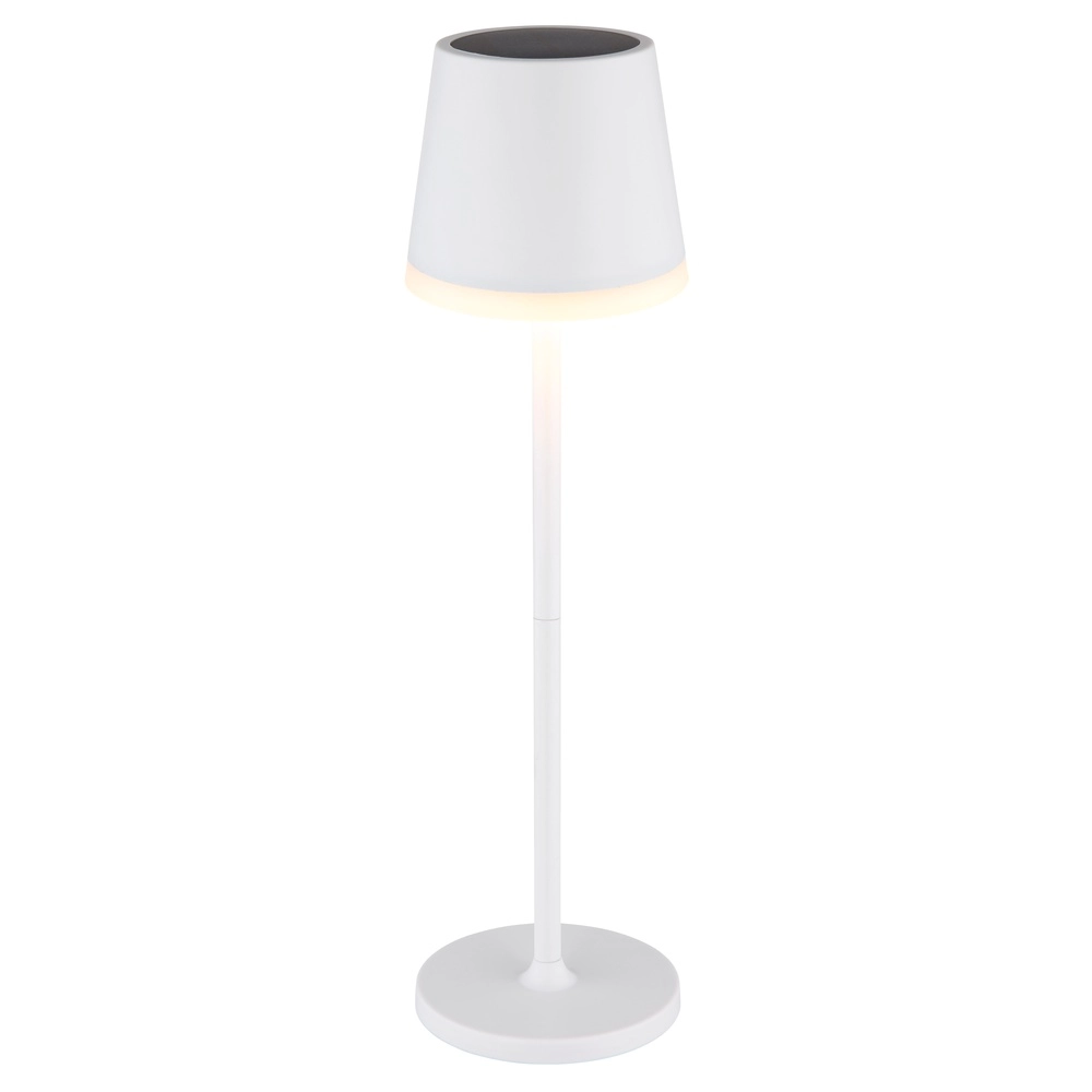 Lampe de table solaire Vannieso Blanc