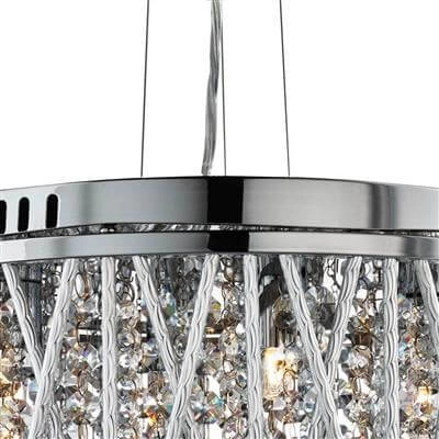 Lampe suspendue décorative Elise Ø 30cm Searchlight 5053423039343