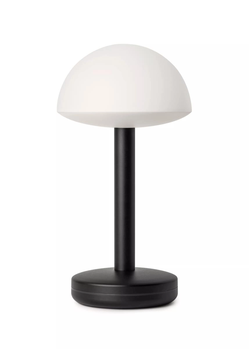 Bug Black Frosted Lampe de table rechargeable