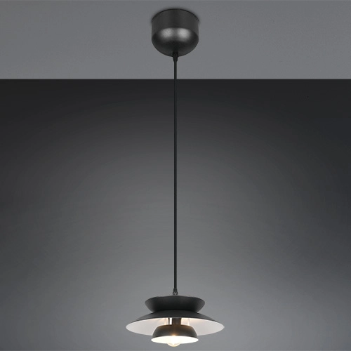 Conception de la lampe suspendue Amarila noir Ø 25cm