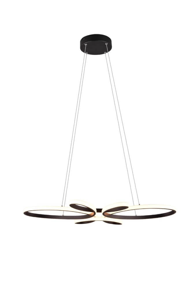 Lampe suspendue design Fly noir Trio 4017807600926