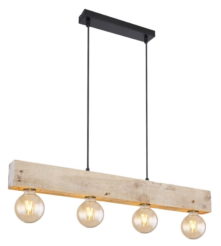 Lampe suspendue en bois Adalie
