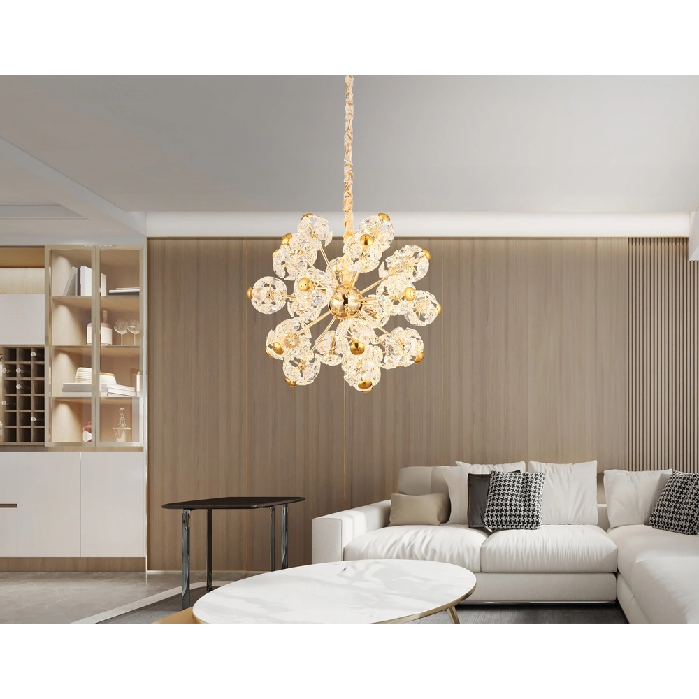 Lampe suspendue Floriella or Ø 65cm Globo 9007371513550