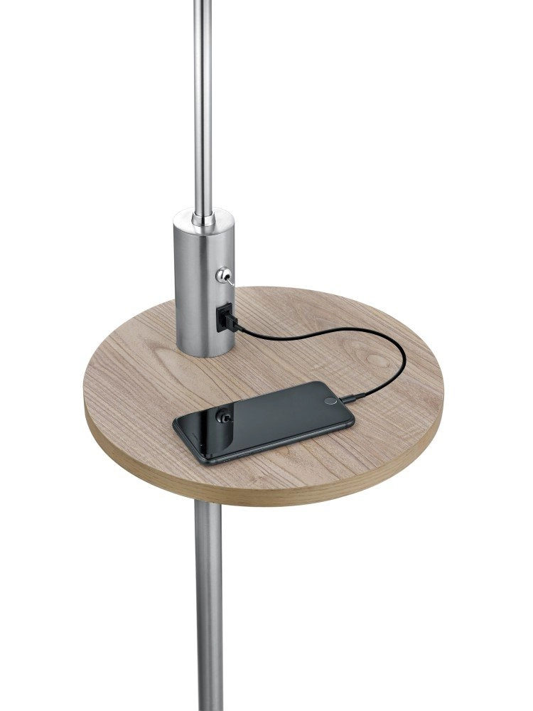 Lampe de lecture Claas Table gris métallisé Trio 4017807423211