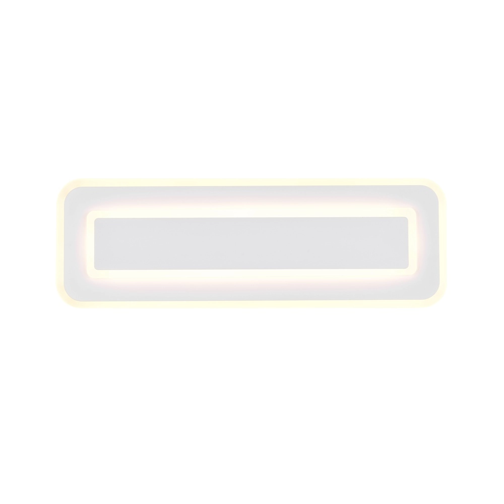 Lampe de plafond moderne Riva blanc 60 cm Trio 4017807682915