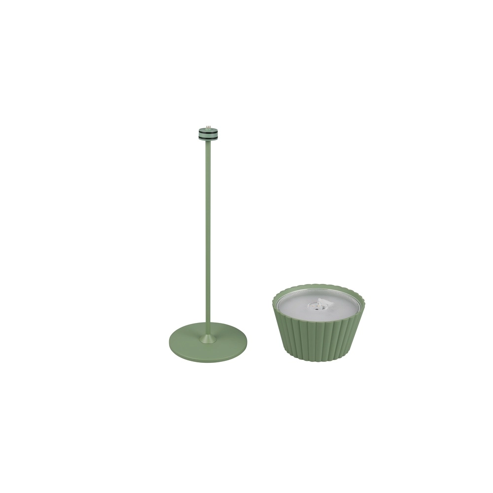 Lampe de table Suarez Vert pistache Trio 4017807601725