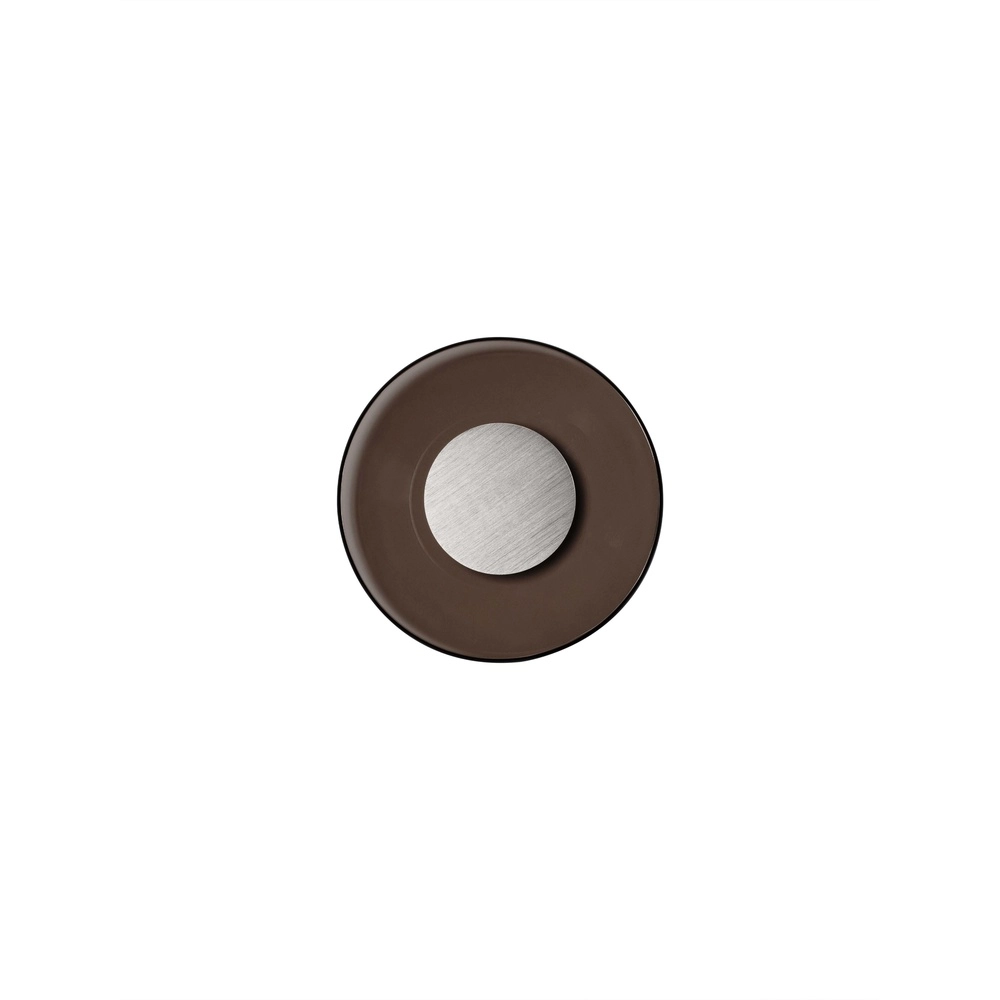 Applique murale Esti verre marron Ø 32cm Lyora 5212017461872