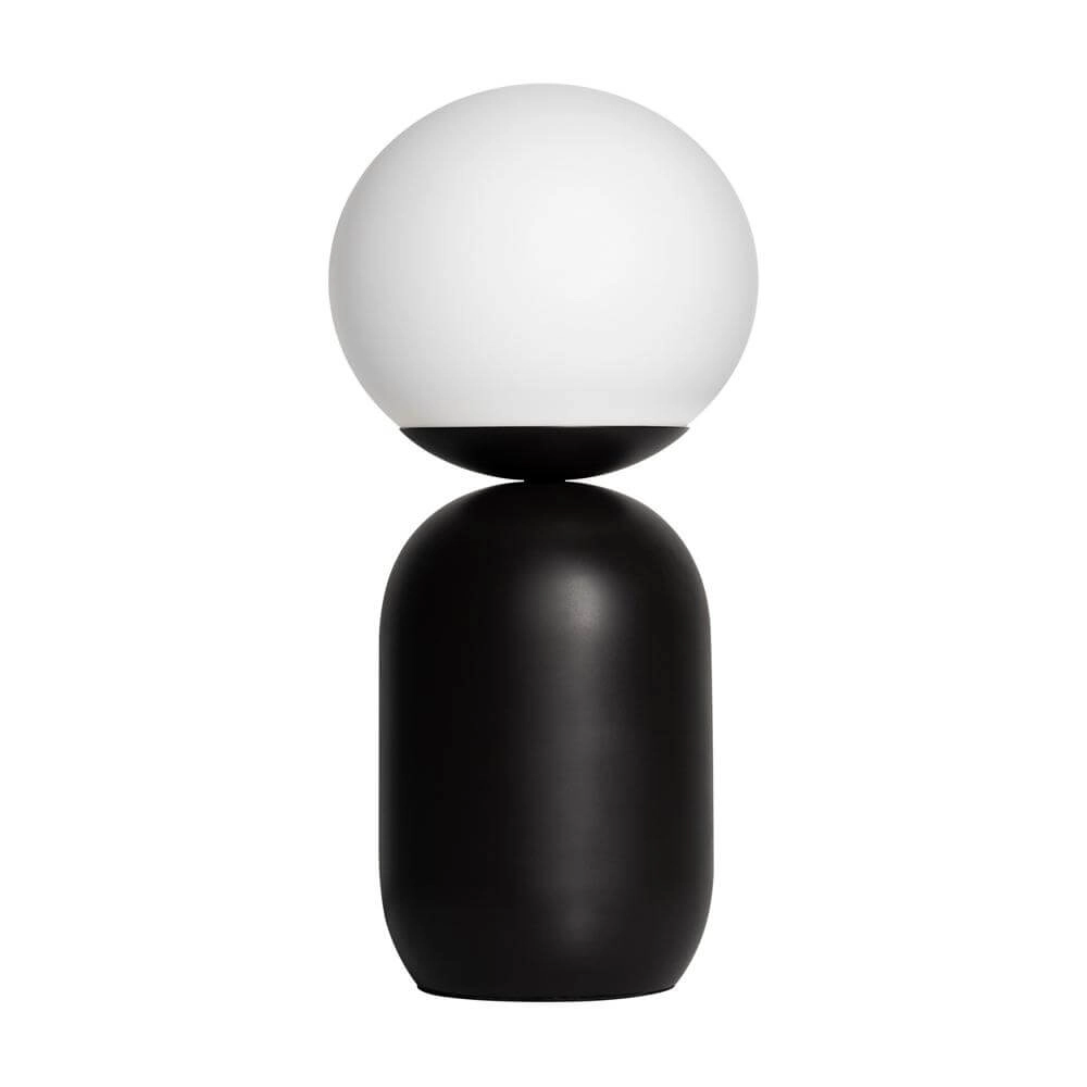 Lampe de table Notti noir et blanc Nordlux 5704924001802