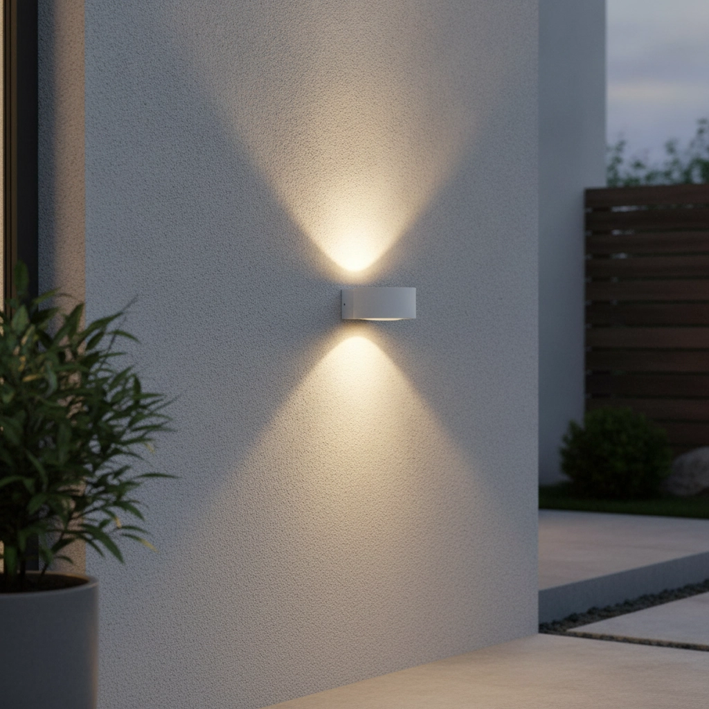 Spot mural à LED Hudson 11 cm - blanc