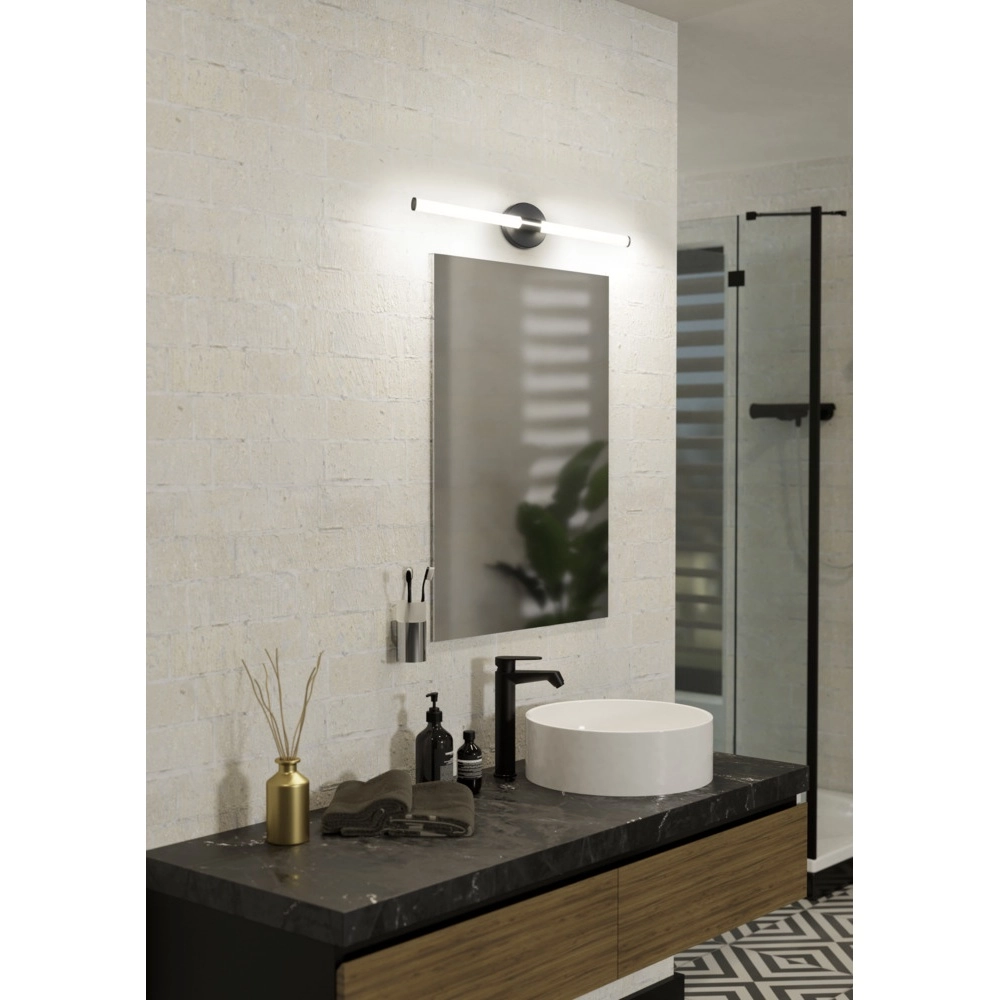 Lampe miroir Ramola noir 60cm Eglo 9008606356799