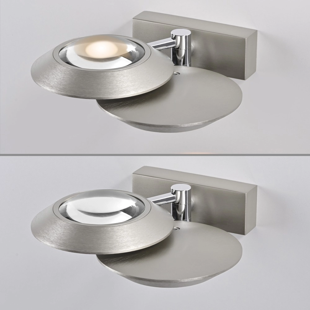 Lumière murale LED 2L Pure Oculis Gris diamant Paul Neuhaus 4012248397022