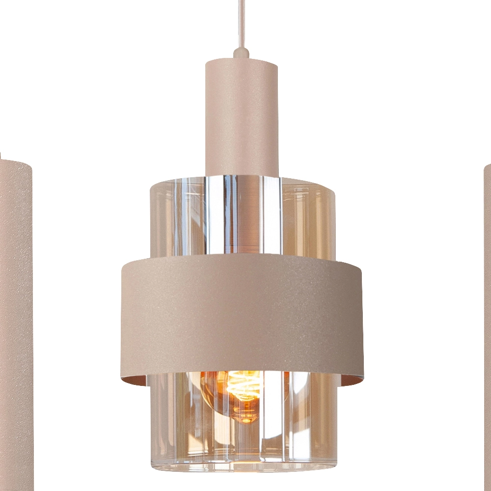 Lampe pendante de table à manger Marrone 7L - sable Highlight 8718379052101