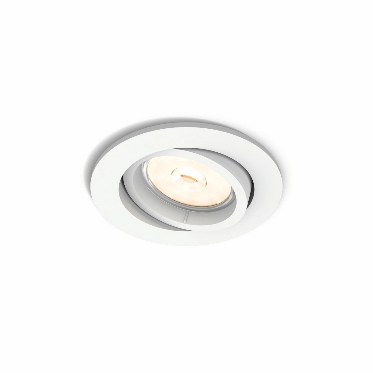 Spot encastrable Enneper GU10 9cm rond blanc