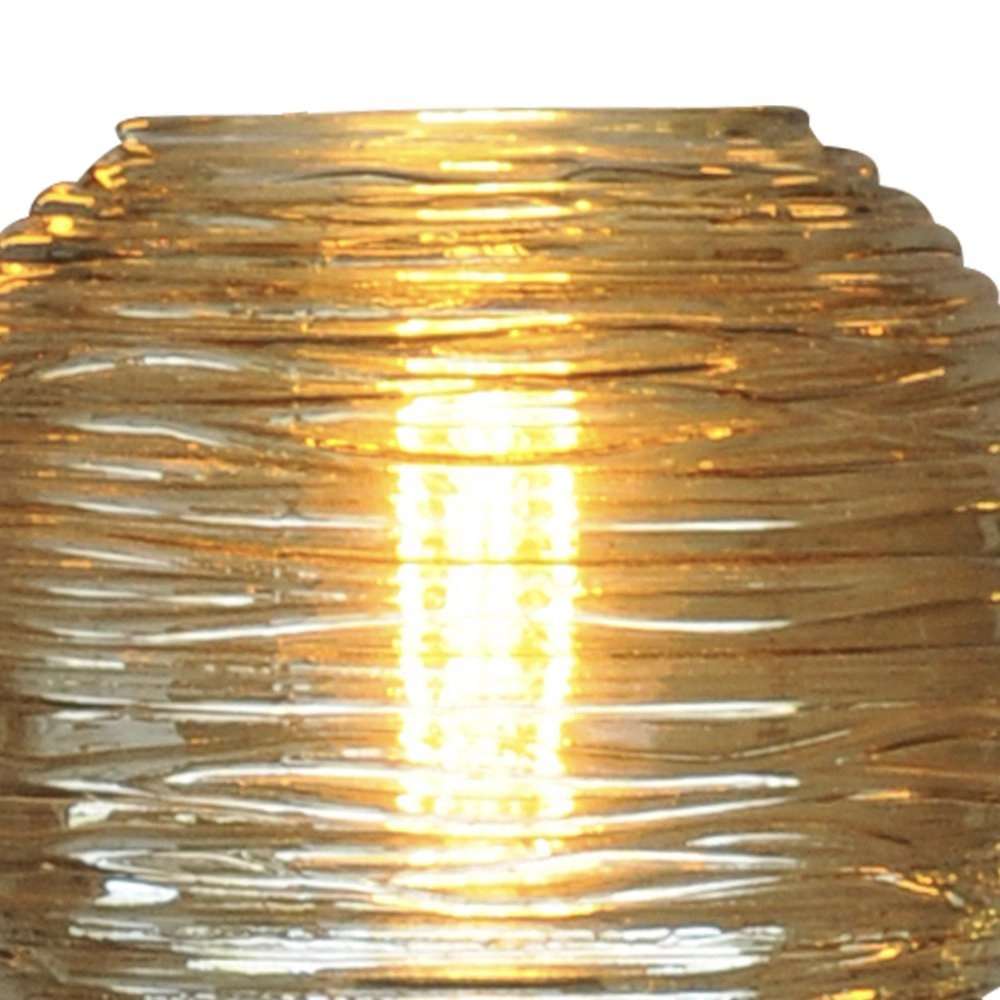 Applique Quinto noir avec verre rayé Masterlight 8718121247939