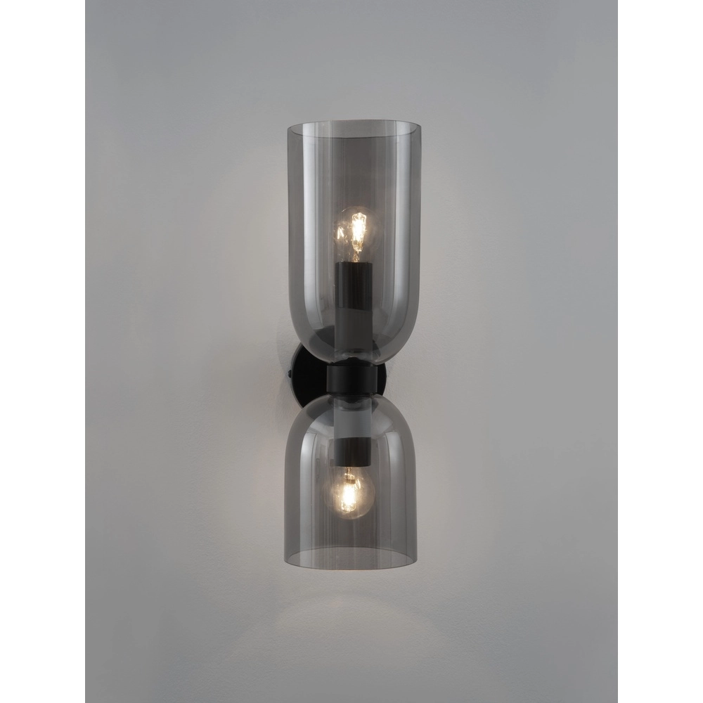 Applique murale design Palmer Double Noir