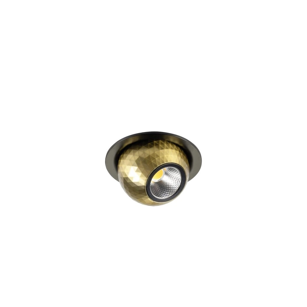 Spot encastré Dysko noir avec or SLV 4024163316712