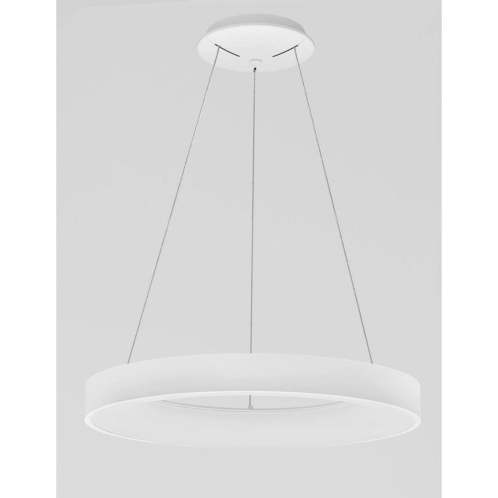 Suspension Rando Thin blanc Ø 60cm Lyora 5212017420213