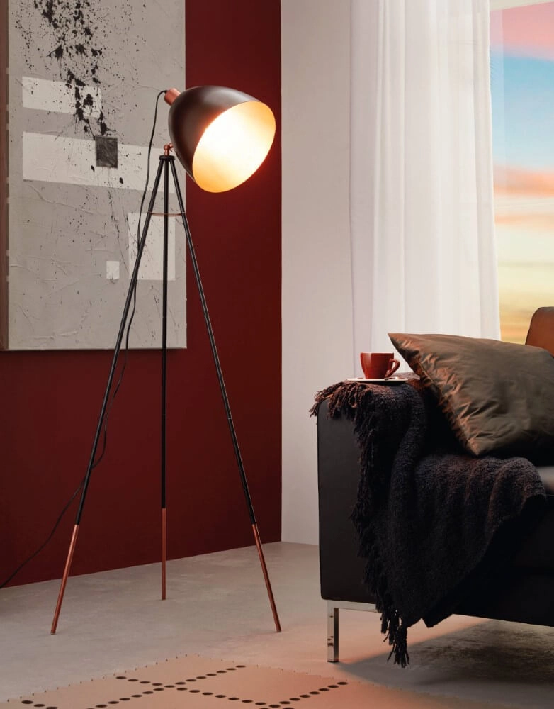 Lampadaire Chester Trépied Eglo 9002759493868