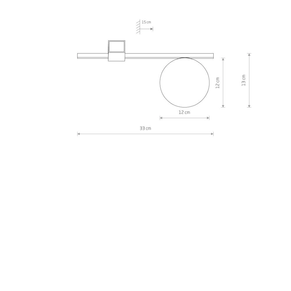 Suspension en verre Pik 1x verre blanc Lyora 5903139102995