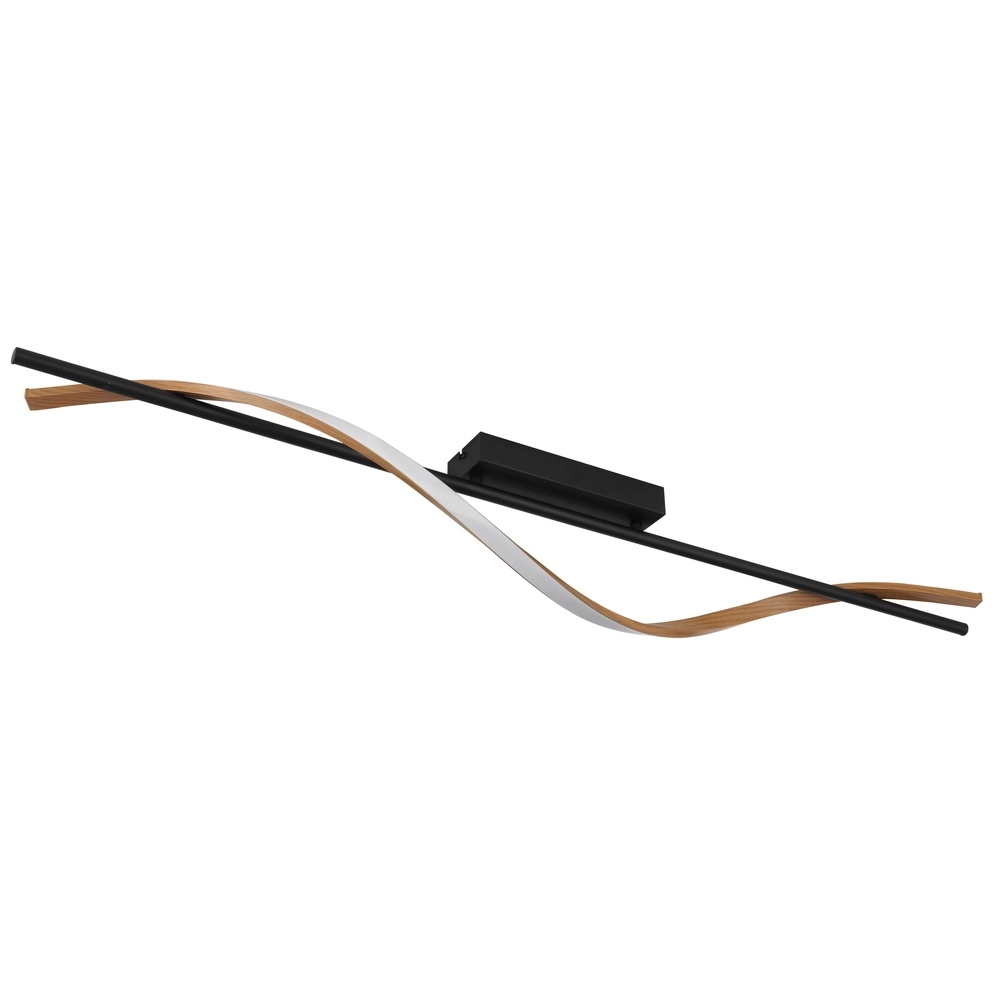 Lampe de plafond à design Watkins Noir Globo 9007371531745