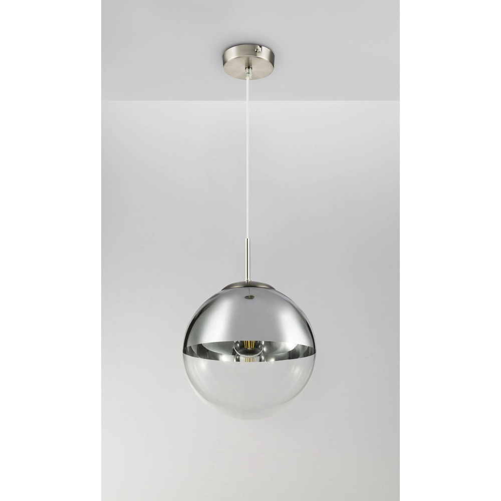 Lampe suspendue Varus nickel Ø 25cm Globo 9007371374441