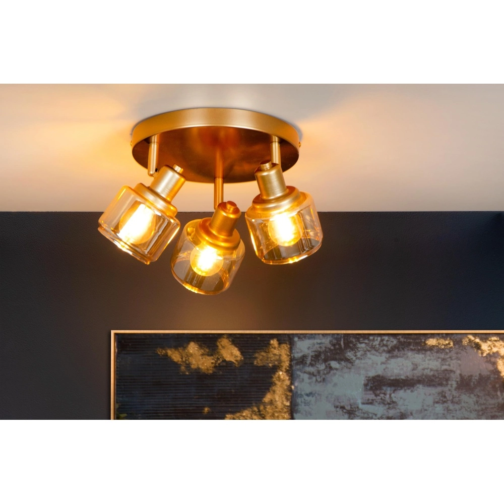 Lampe de plafond Bjorn Or 3 vieux Lucide 5411212771261