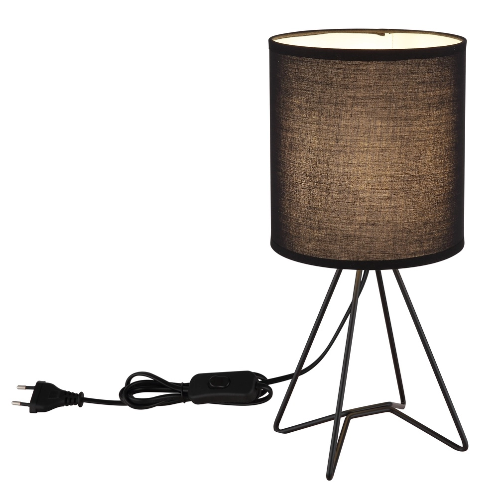 Lampe de table de conception Tamian Noir Globo 9007371487530
