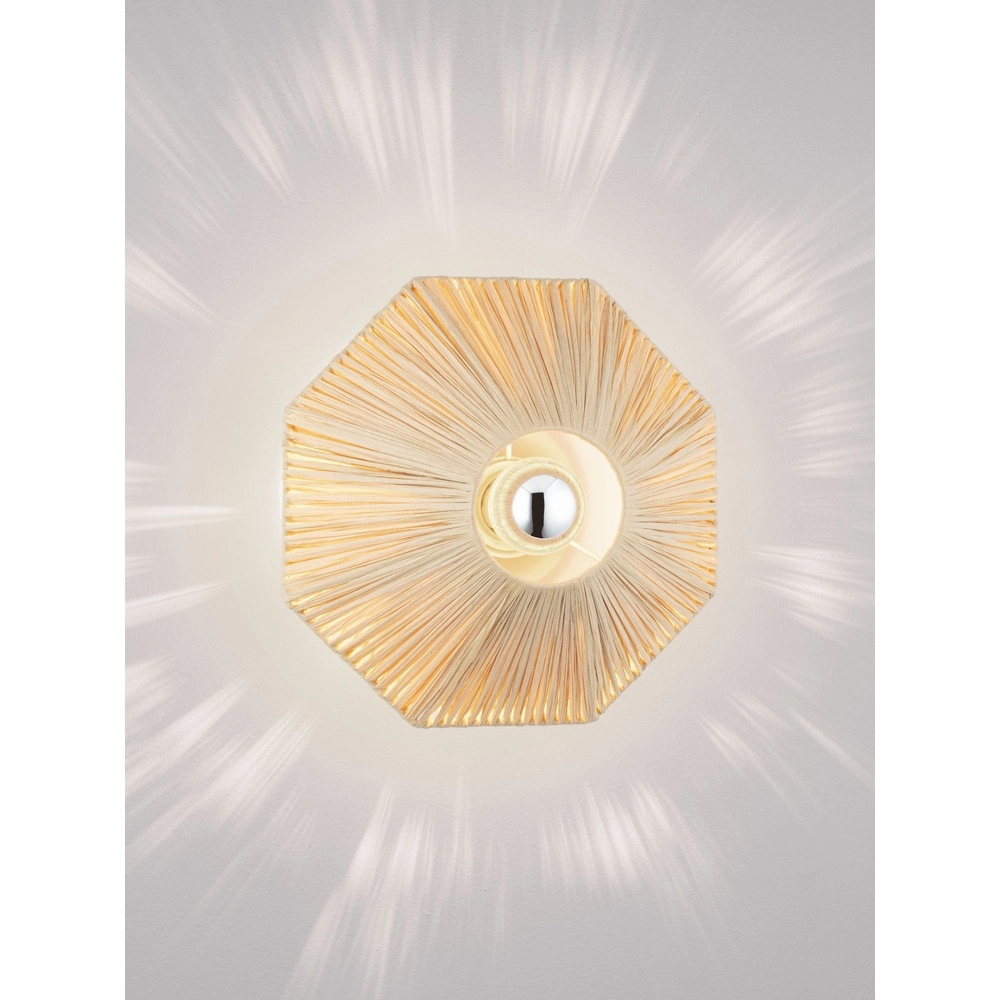 Lampe murale Japandi Elvio Ø 30cm Lyora 5212017493880