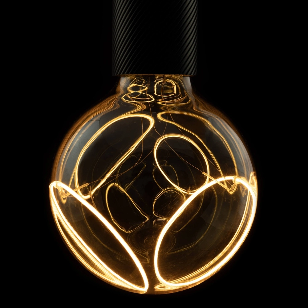 Source lumineuse de conception Illusion 2 anneaux - 8W - E27 - 400lm - 1900K - Ø 12,5cm