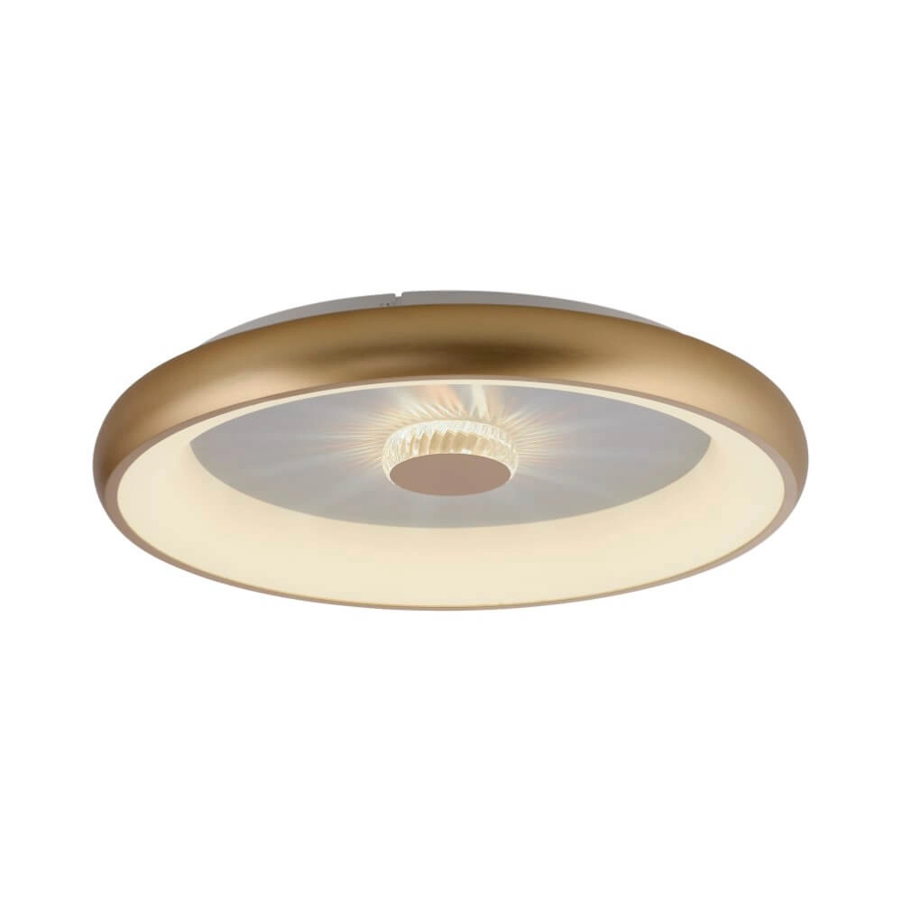 Plafonnier rond Vertigo laiton Ø 61,5cm Plafonnier rond Vertigo laiton Ø 61,5cm