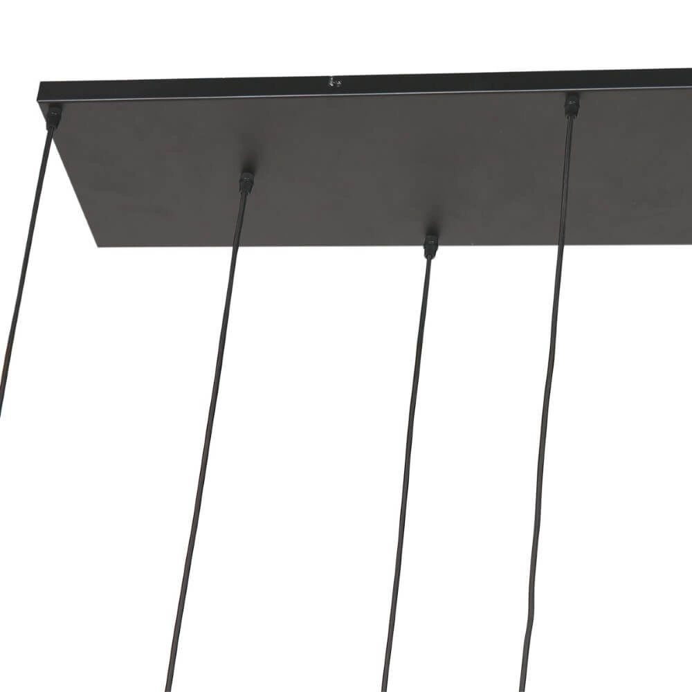 Lampe suspendue pour table à manger Reflexion or avec verre ambré Steinhauer 8712746172966