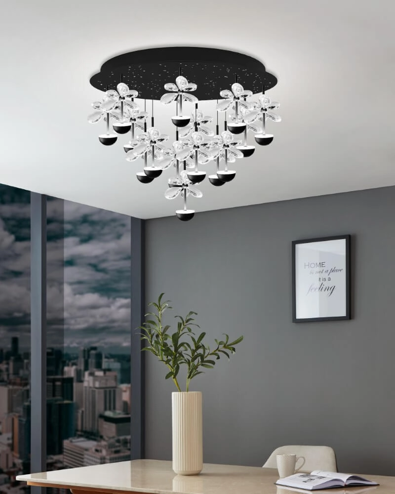 Plafonnier noir Pianopoli 2 Ø 50 cm Stars of Light 9008606270194