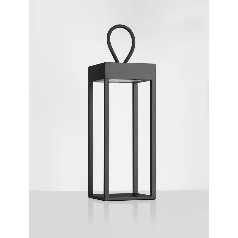 Lampe de table noire Lucia Rechargeable Lyora 5212017448224