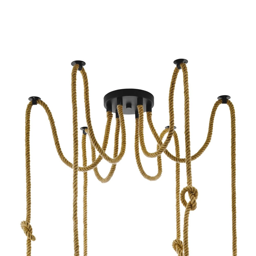 Lampe en corde Rampside spider 6 lumières Eglo 9002759431952