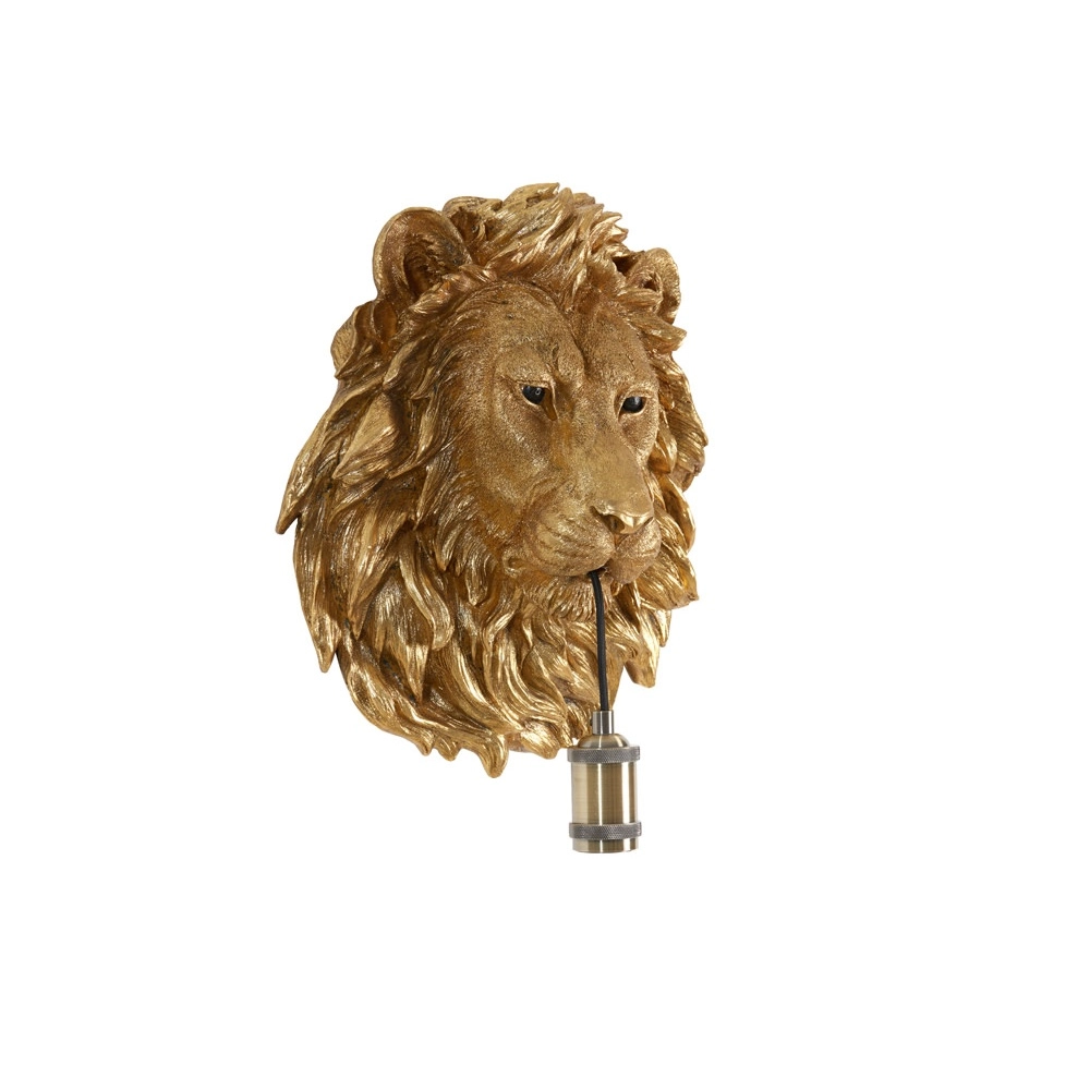 Lampe murale Lion Lion de bronze Light & Living 8717807641085