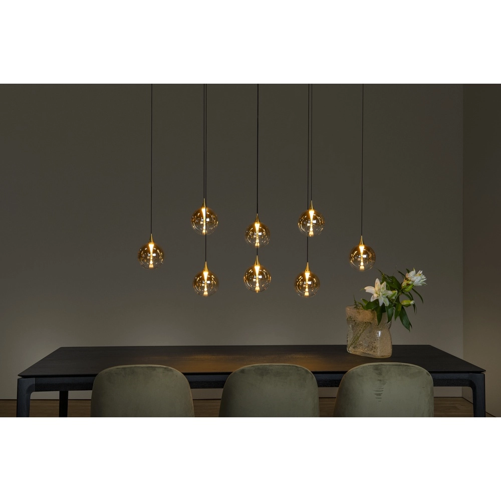 Suspension LED de conception Gisela Faning - 8x Ø 16cm Premium by Lucide 5411212134837