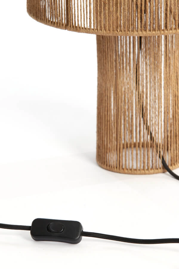 Lampe de table en rotin Lavatera Ø 30cm Light & Living 8717807676193