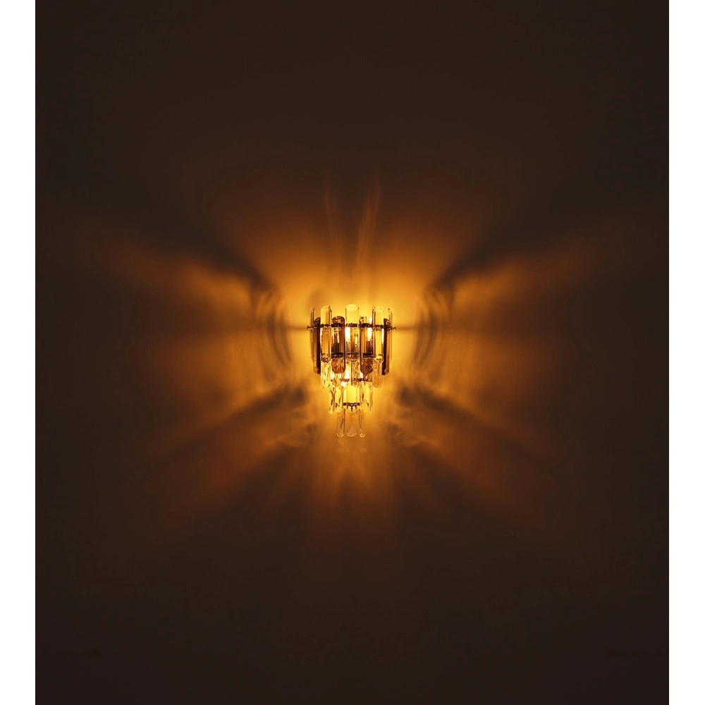 Lampe murale Orgina Chrome avec cristal Globo 9007371484140