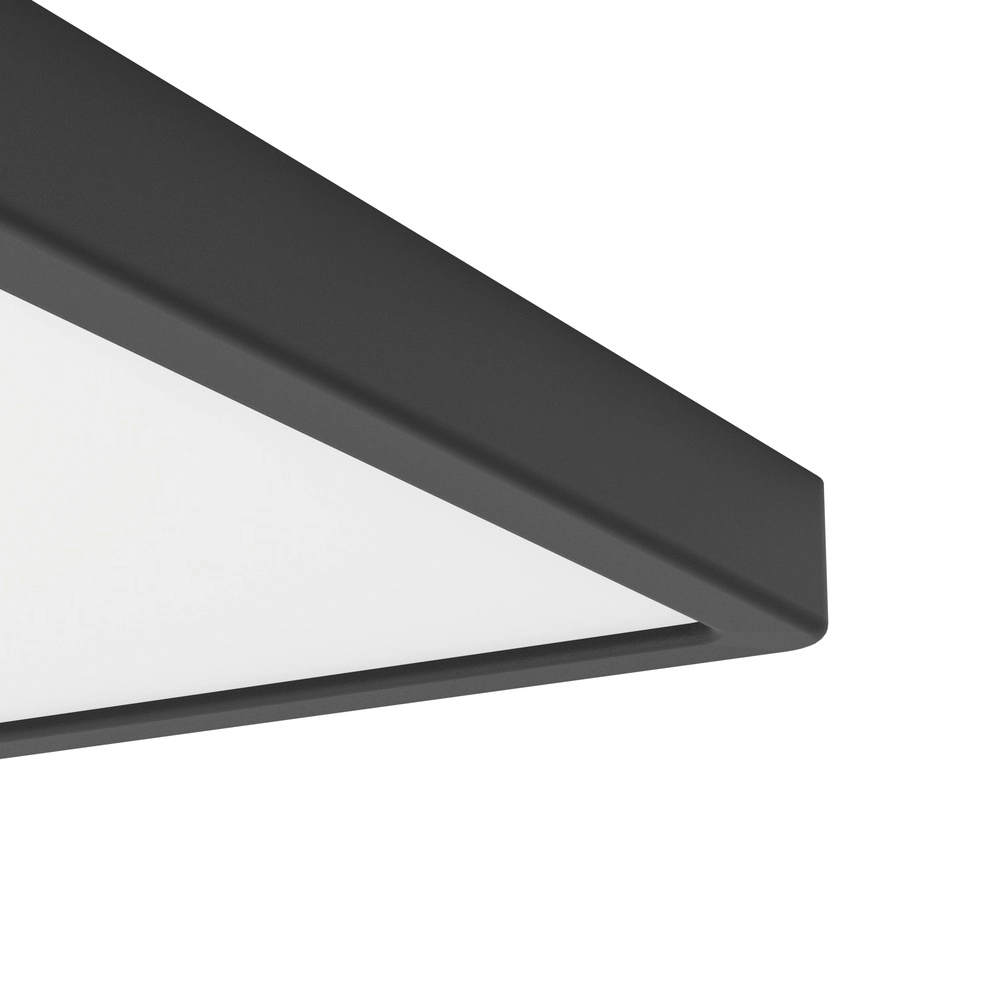 Lumière LED de plafond Fueva 6 Carré - Noir - 39x39cm Eglo 9008606330133