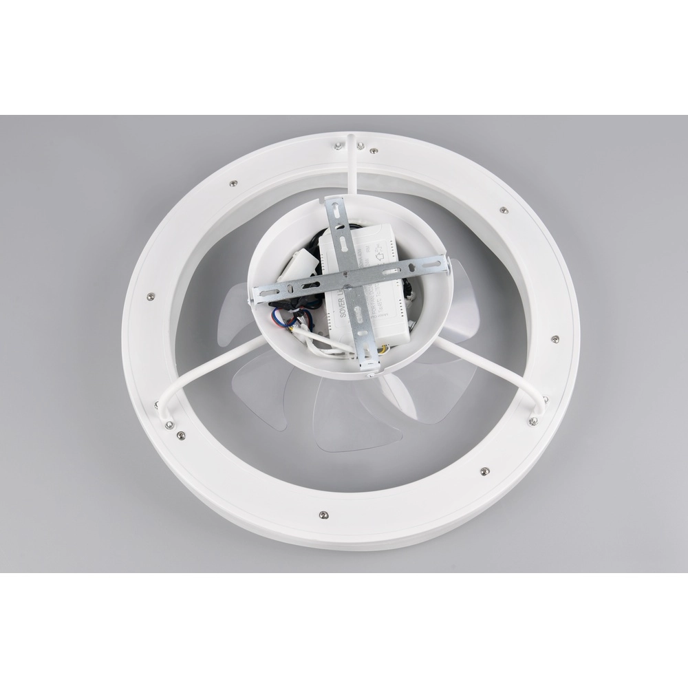 Éventail blanc Skaulo Conception Ø 50cm Trio 4017807698831