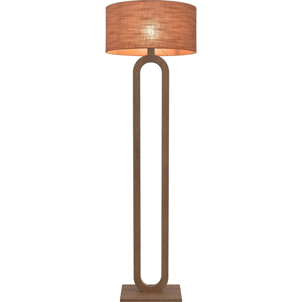 Lampe de pied Sino Loop Bois sombre Masterlight