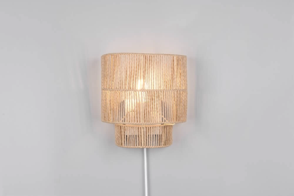 Applique murale Japandi Satna Rotin Trio 4017807636192