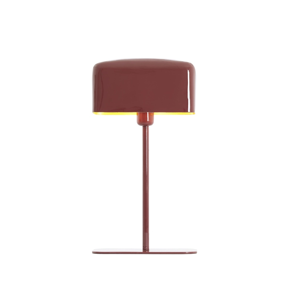Lampe de chevet Elenie 25x13cm - bordeaux brillant Light & Living 8717807818821