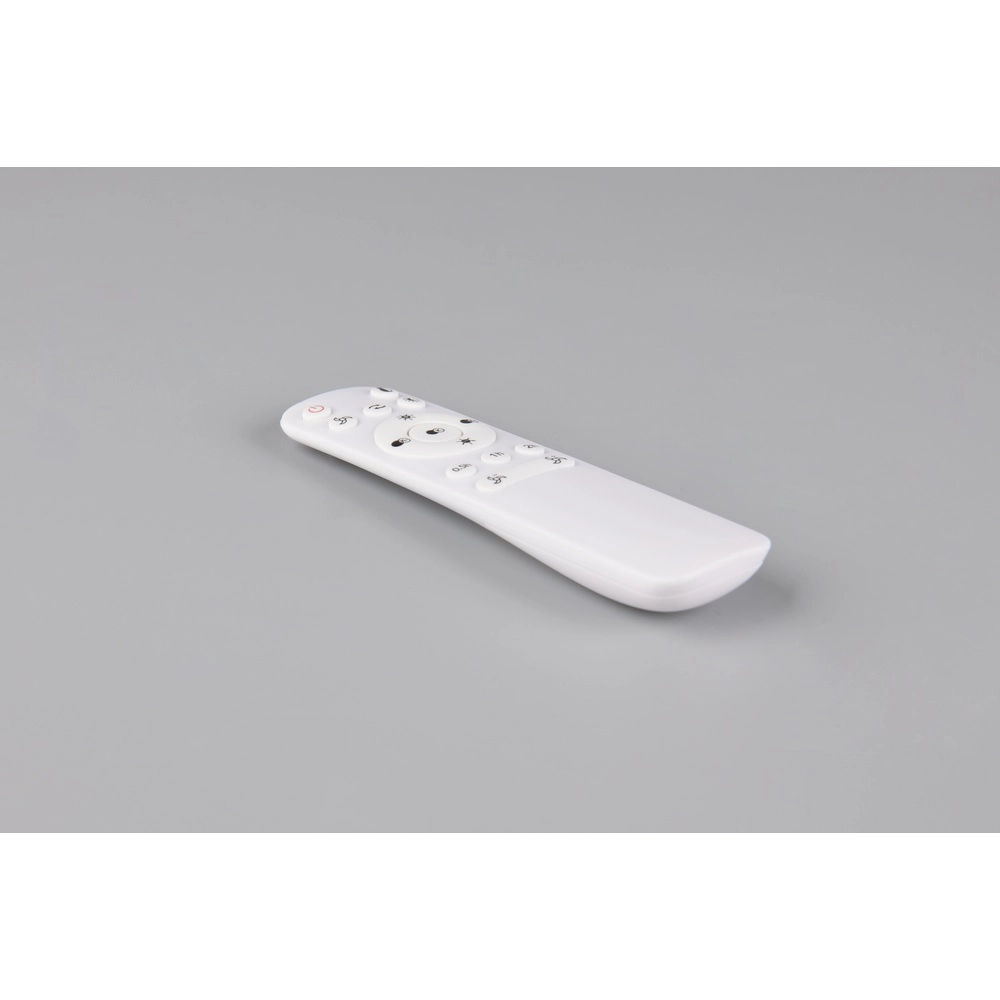 Éventail blanc Flen avec des sommets en bois Ø 108 cm Trio 4017807689297