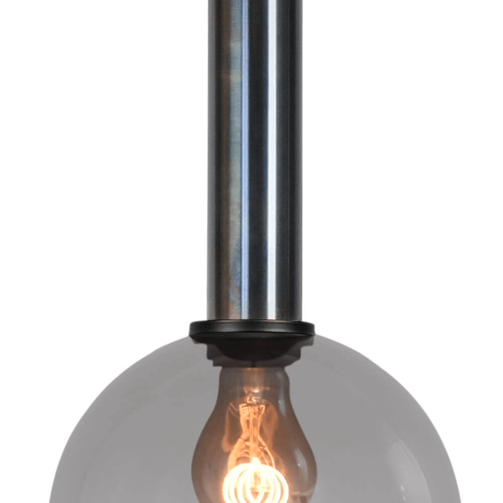 Lampe suspendue Ø 20cm Bella 2 Huile tachetée avec verre fumé Masterlight 8718121334202