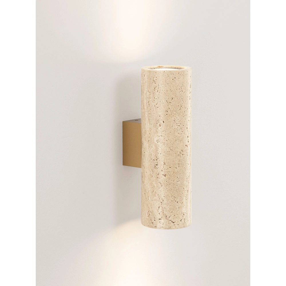 Lampe murale de conception Olvio Travertin brun sable
