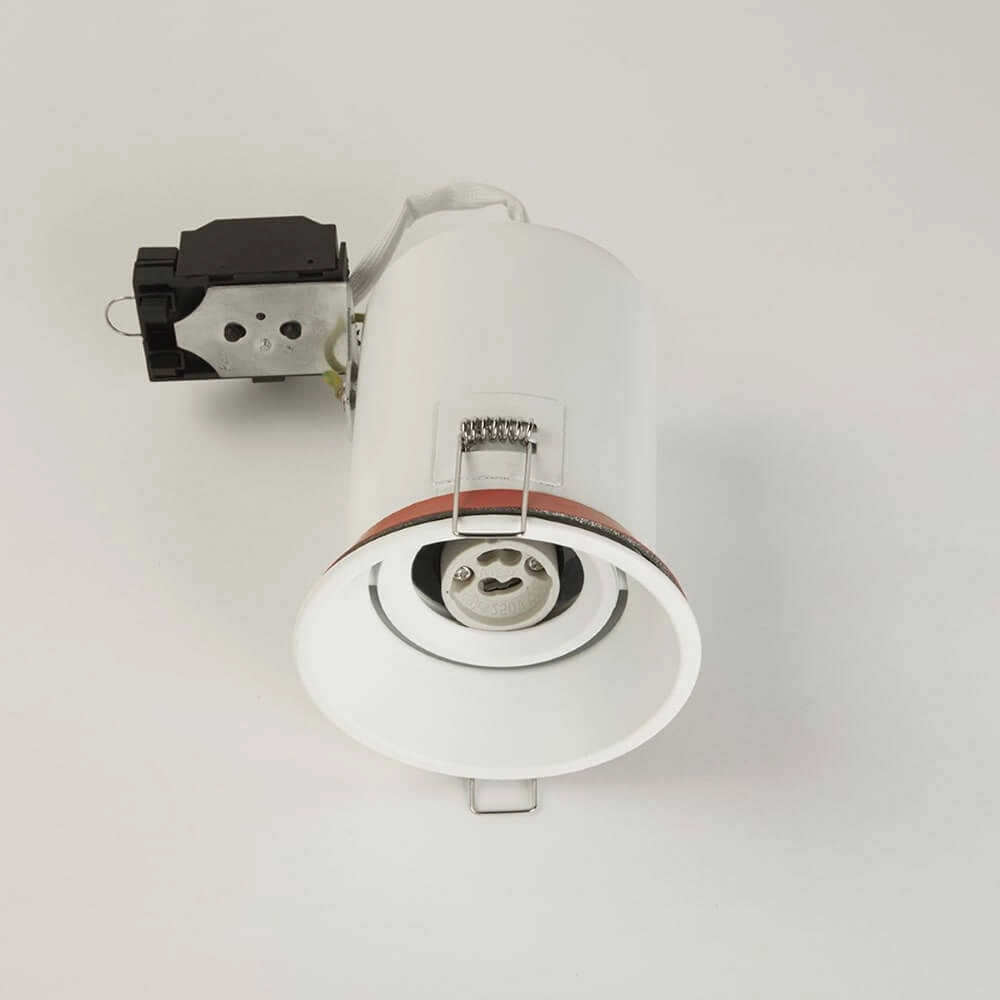 Spot encastré Slim Trim IP65 blanc Lyora